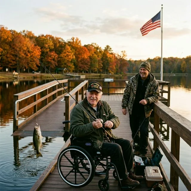 Complete guide to free and discounted fishing licenses for veterans, active-duty military, disabled vets, National Guard, and military families across all 50 states.