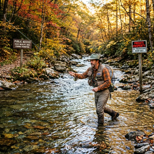 Fishing Access Rights: Stream Access Laws by State — Can You Wade That River? (2026)